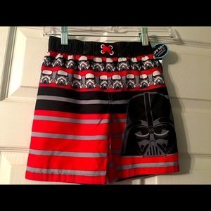 Star Wars Swim Trunks SPF 50 New XS 4/5